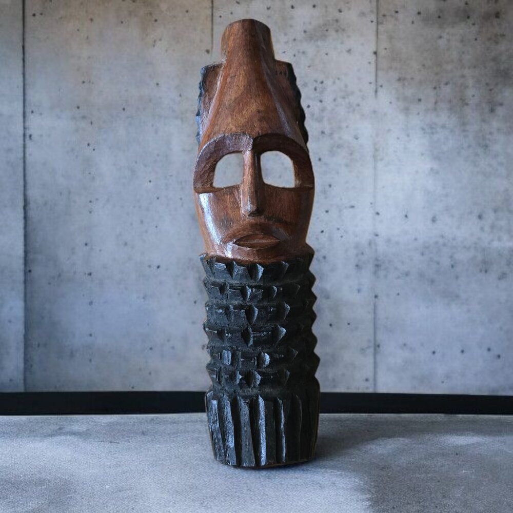 NWT ZIMBABWE MUKALUNGA MASK Welcome Door/Entrance Hand Carved